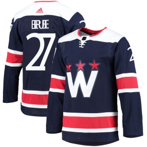 Men's Washington Capitals Craig Berube Adidas Authentic 2020/21 Alternate Primegreen Pro Jersey - Navy