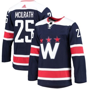 Men's Washington Capitals Dylan McIlrath Adidas Authentic 2020/21 Alternate Primegreen Pro Jersey - Navy