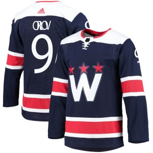 Men's Washington Capitals Dmitry Orlov Adidas Authentic 2020/21 Alternate Primegreen Pro Jersey - Navy