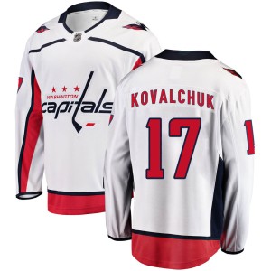 Youth Washington Capitals Ilya Kovalchuk Fanatics Branded ized Breakaway Away Jersey - White