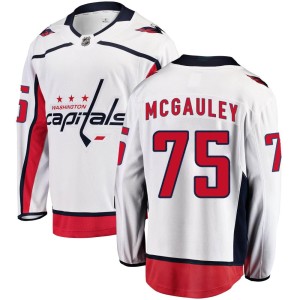 Youth Washington Capitals Tim McGauley Fanatics Branded Breakaway Away Jersey - White
