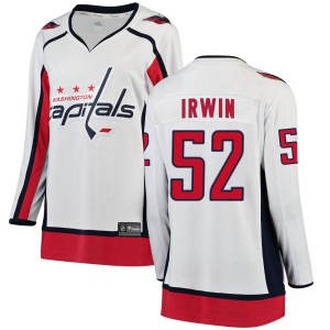 Women's Washington Capitals Matt Irwin Fanatics Branded Breakaway Away Jersey - White