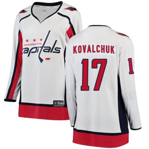 Women's Washington Capitals Ilya Kovalchuk Fanatics Branded ized Breakaway Away Jersey - White