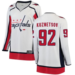 Women's Washington Capitals Evgeny Kuznetsov Fanatics Branded Breakaway Away Jersey - White