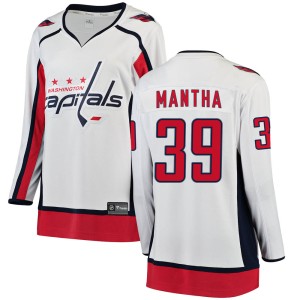 Women's Washington Capitals Anthony Mantha Fanatics Branded Breakaway Away Jersey - White