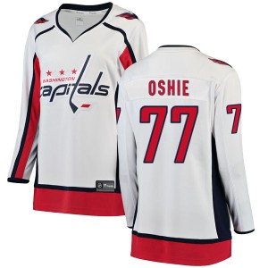 Women's Washington Capitals T.J. Oshie Fanatics Branded Breakaway Away Jersey - White