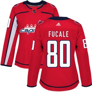 Women's Washington Capitals Zach Fucale Adidas Authentic Home Jersey - Red