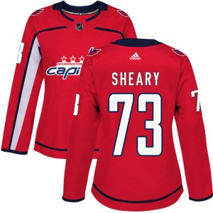 Women's Washington Capitals Conor Sheary Adidas Authentic Home Jersey - Red