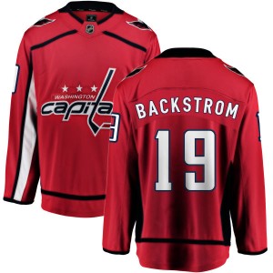 Men's Washington Capitals Nicklas Backstrom Fanatics Branded Home Breakaway Jersey - Red