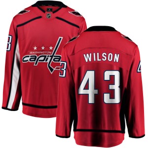 Men's Washington Capitals Tom Wilson Fanatics Branded Home Breakaway Jersey - Red