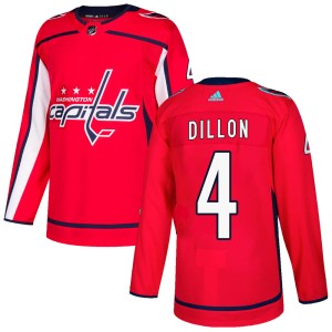 Youth Washington Capitals Brenden Dillon Adidas Authentic ized Home Jersey - Red