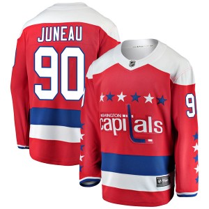 Men's Washington Capitals Joe Juneau Fanatics Branded Breakaway Alternate Jersey - Red