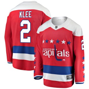 Men's Washington Capitals Ken Klee Fanatics Branded Breakaway Alternate Jersey - Red
