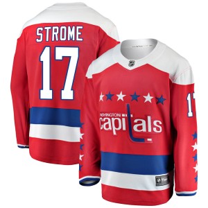 Men's Washington Capitals Dylan Strome Fanatics Branded Breakaway Alternate Jersey - Red