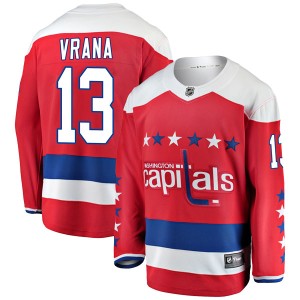 Men's Washington Capitals Jakub Vrana Fanatics Branded Breakaway Alternate Jersey - Red