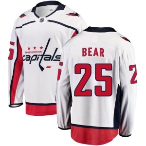 Men's Washington Capitals Ethan Bear Fanatics Branded Breakaway Away Jersey - White