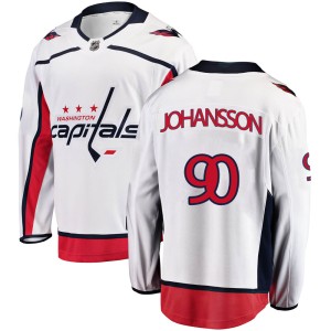 Men's Washington Capitals Marcus Johansson Fanatics Branded Breakaway Away Jersey - White