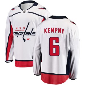 Men's Washington Capitals Michal Kempny Fanatics Branded Breakaway Away Jersey - White