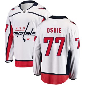 Men's Washington Capitals T.J. Oshie Fanatics Branded Breakaway Away Jersey - White