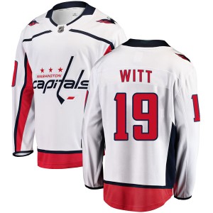 Men's Washington Capitals Brendan Witt Fanatics Branded Breakaway Away Jersey - White
