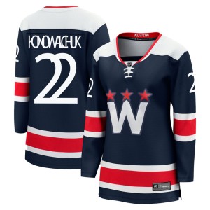 Women's Washington Capitals Steve Konowalchuk Fanatics Branded Premier zied Breakaway 2020/21 Alternate Jersey - Navy