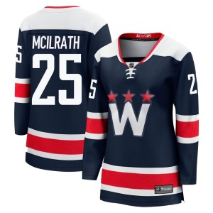 Women's Washington Capitals Dylan McIlrath Fanatics Branded Premier zied Breakaway 2020/21 Alternate Jersey - Navy