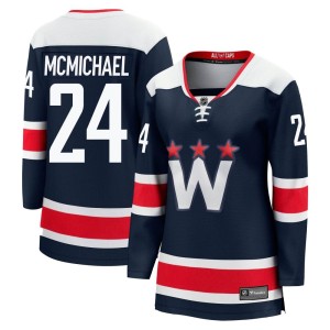 Women's Washington Capitals Connor McMichael Fanatics Branded Premier zied Breakaway 2020/21 Alternate Jersey - Navy