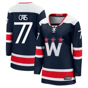 Women's Washington Capitals Adam Oates Fanatics Branded Premier zied Breakaway 2020/21 Alternate Jersey - Navy