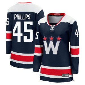 Women's Washington Capitals Matthew Phillips Fanatics Branded Premier Breakaway 2020/21 Alternate Jersey - Navy