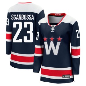 Women's Washington Capitals Michael Sgarbossa Fanatics Branded Premier zied Breakaway 2020/21 Alternate Jersey - Navy