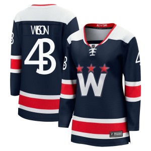 Women's Washington Capitals Tom Wilson Fanatics Branded Premier zied Breakaway 2020/21 Alternate Jersey - Navy
