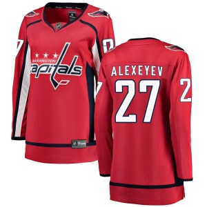 Women's Washington Capitals Alexander Alexeyev Fanatics Branded Breakaway Home Jersey - Red