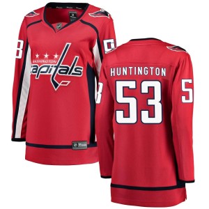 Women's Washington Capitals Jimmy Huntington Fanatics Branded Breakaway Home Jersey - Red