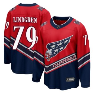 Youth Washington Capitals Charlie Lindgren Fanatics Branded Breakaway 2020/21 Special Edition Jersey - Red