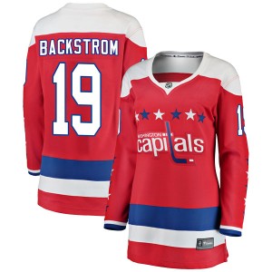Women's Washington Capitals Nicklas Backstrom Fanatics Branded Breakaway Alternate Jersey - Red