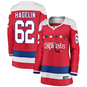 Women's Washington Capitals Carl Hagelin Fanatics Branded Breakaway Alternate Jersey - Red