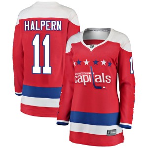 Women's Washington Capitals Jeff Halpern Fanatics Branded Breakaway Alternate Jersey - Red
