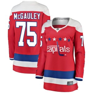 Women's Washington Capitals Tim McGauley Fanatics Branded Breakaway Alternate Jersey - Red
