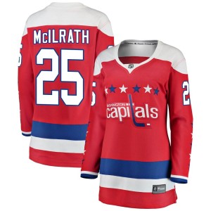 Women's Washington Capitals Dylan McIlrath Fanatics Branded Breakaway Alternate Jersey - Red