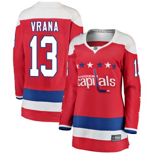 Women's Washington Capitals Jakub Vrana Fanatics Branded Breakaway Alternate Jersey - Red