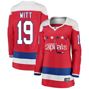 Women's Washington Capitals Brendan Witt Fanatics Branded Breakaway Alternate Jersey - Red