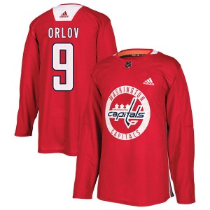 Youth Washington Capitals Dmitry Orlov Adidas Authentic Practice Jersey - Red