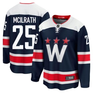 Men's Washington Capitals Dylan McIlrath Fanatics Branded Premier zied Breakaway 2020/21 Alternate Jersey - Navy