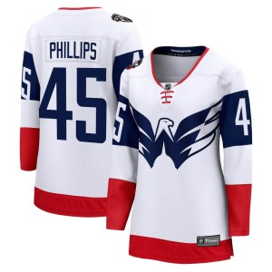 Women's Washington Capitals Matthew Phillips Fanatics Branded Breakaway 2023 Stadium Series Jersey - White