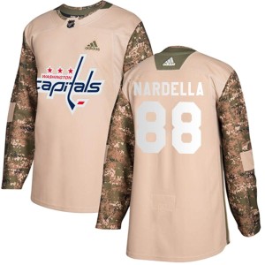 Men's Washington Capitals Bobby Nardella Adidas Authentic Veterans Day Practice Jersey - Camo