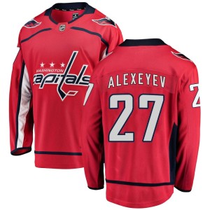 Men's Washington Capitals Alexander Alexeyev Fanatics Branded Breakaway Home Jersey - Red