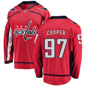 Men's Washington Capitals Reid Cooper Fanatics Branded Breakaway Home Jersey - Red