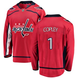 Men's Washington Capitals Pheonix Copley Fanatics Branded Breakaway Home Jersey - Red