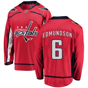Men's Washington Capitals Joel Edmundson Fanatics Branded Breakaway Home Jersey - Red