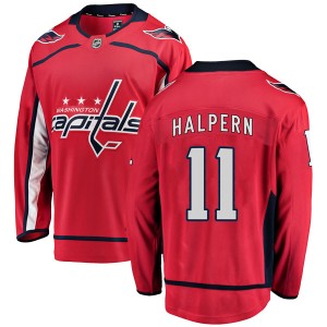 Men's Washington Capitals Jeff Halpern Fanatics Branded Breakaway Home Jersey - Red